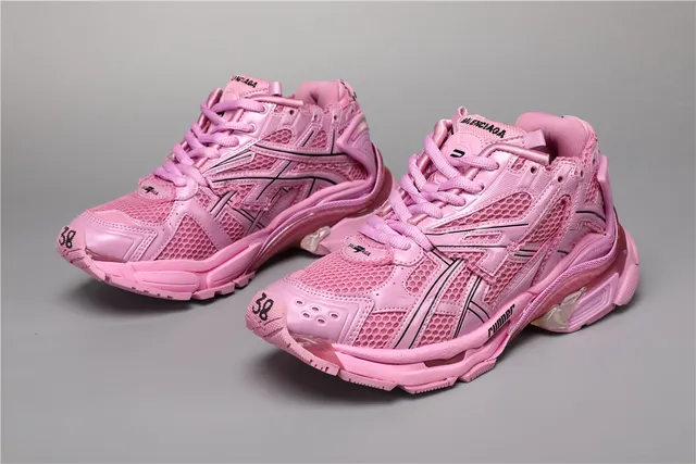Balenciaga Runner zapatillas gruesas monocromáticas rosa 5