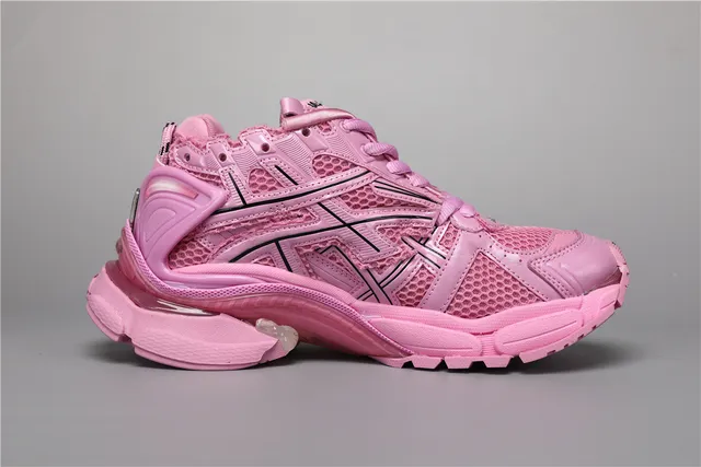 Balenciaga Runner zapatillas gruesas monocromáticas rosa 8