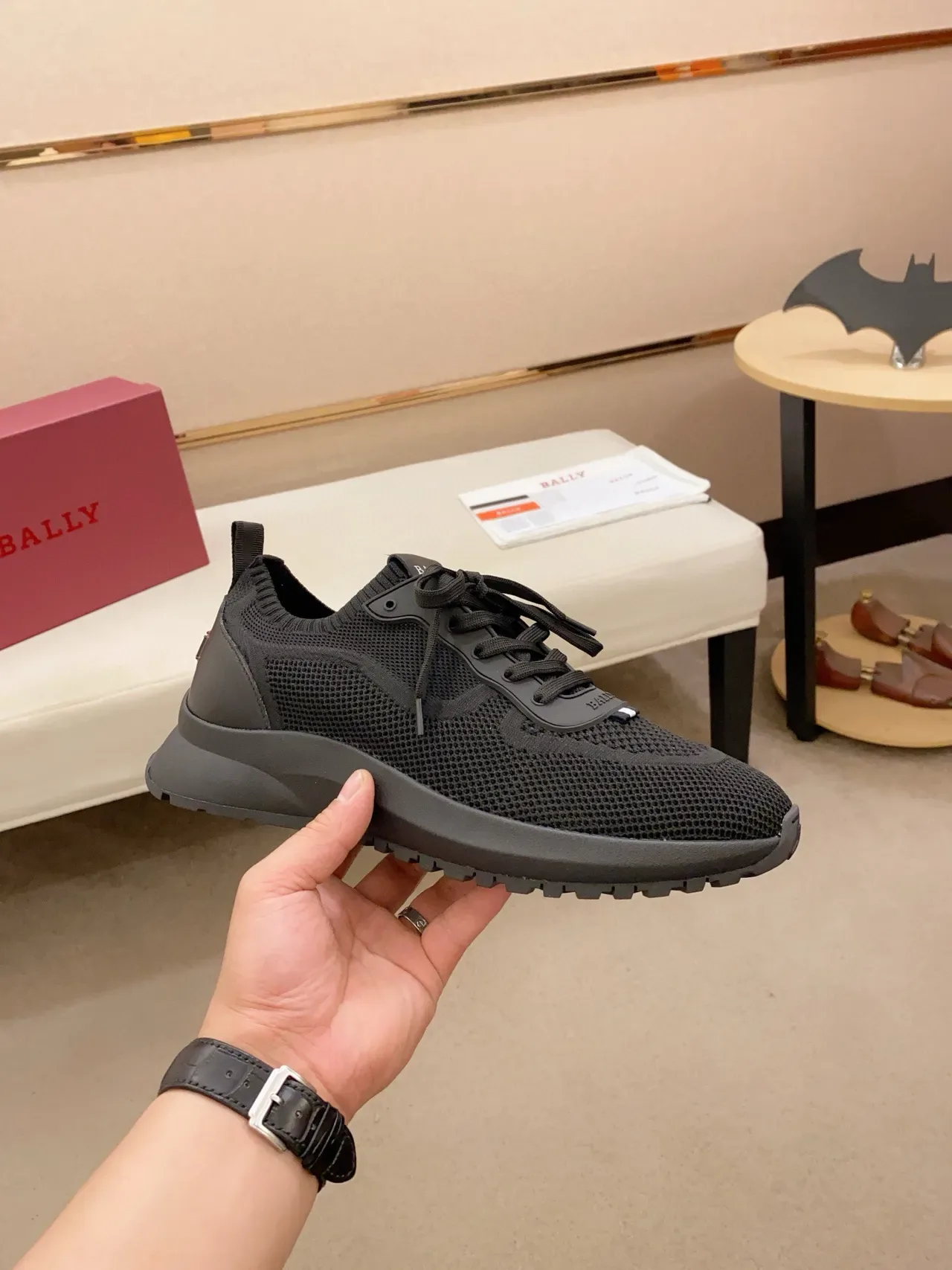 Balenciaga Speed Trainer أسود تريكو أسلوب حياة سينيكرز 5