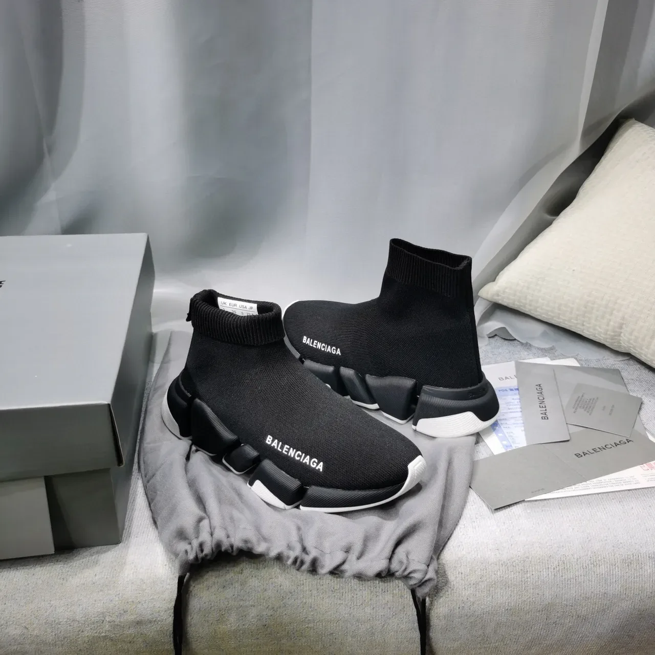 Balenciaga Speed Trainer काला सॉक-फिट लाइफस्टाइल स्नीकर 5