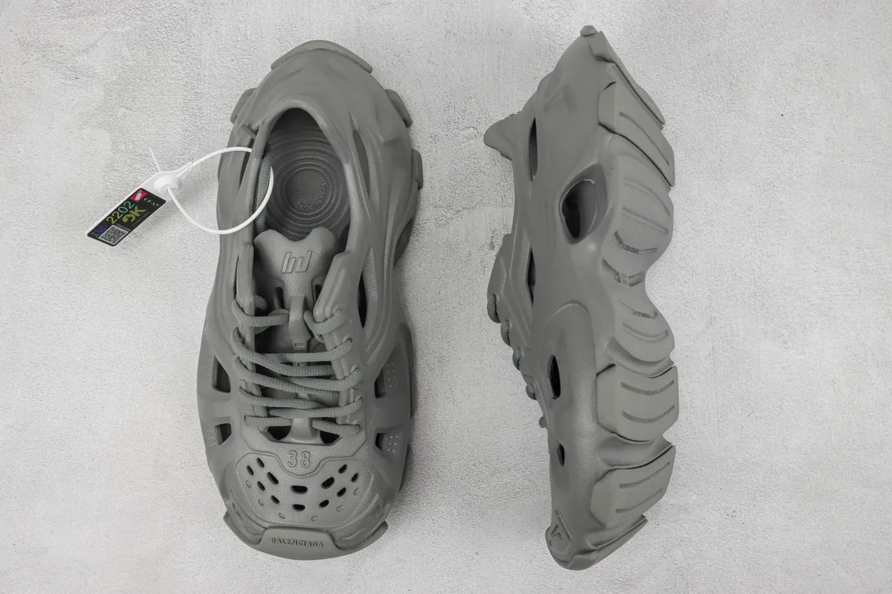Balenciaga Speed Trainer Gray Monolithic Chunky Sneaker 3
