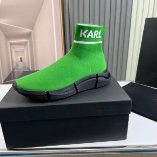 Balenciaga Speed Trainer Karl Green Sock-Fit Lifestyle Sneaker