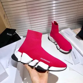 Balenciaga Speed Trainer Red White Black Lifestyle Sneakers
