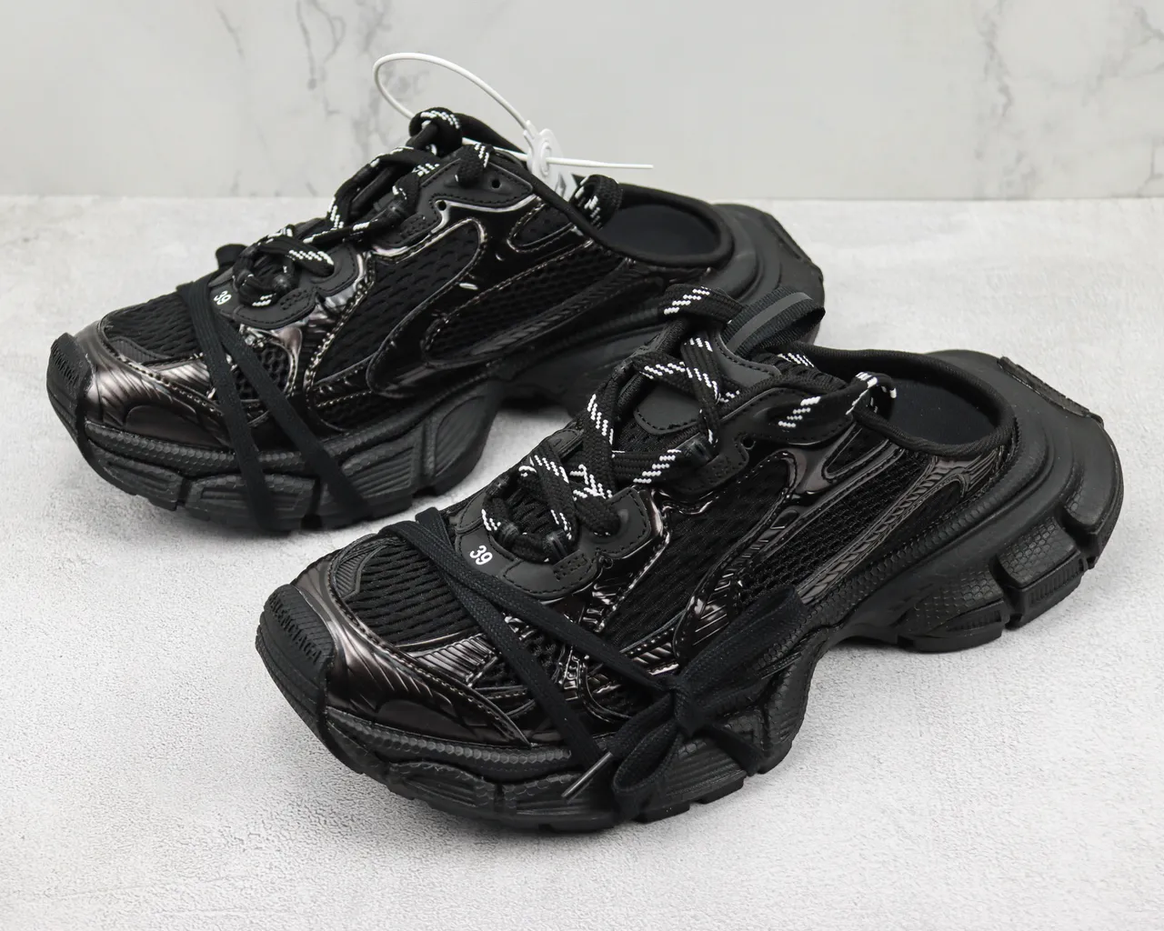 Balenciaga Track Trainer Black Chunky Sneakers 4