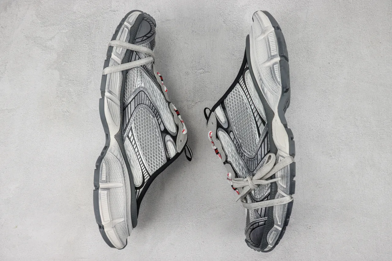Balenciaga Track Trainer Gray Black Chunky Sneakers 2