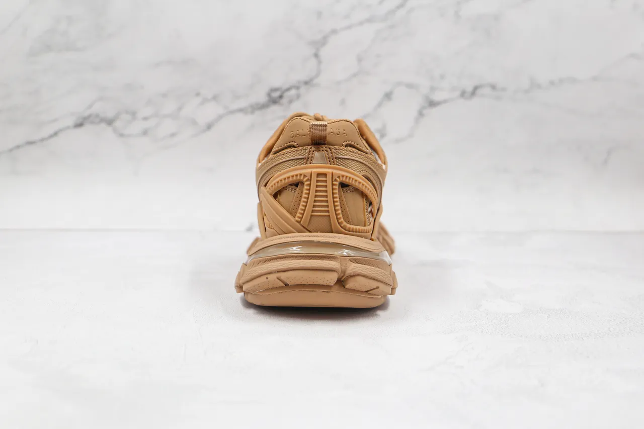 Balenciaga Track Trainer Monotone Tan 厚底运动鞋 2