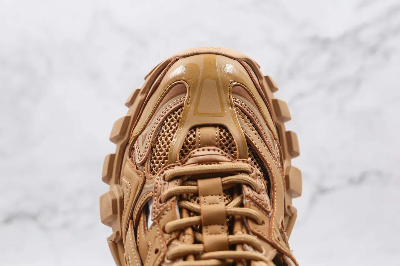 Balenciaga Track Trainer Monotone Tan 厚底运动鞋 5