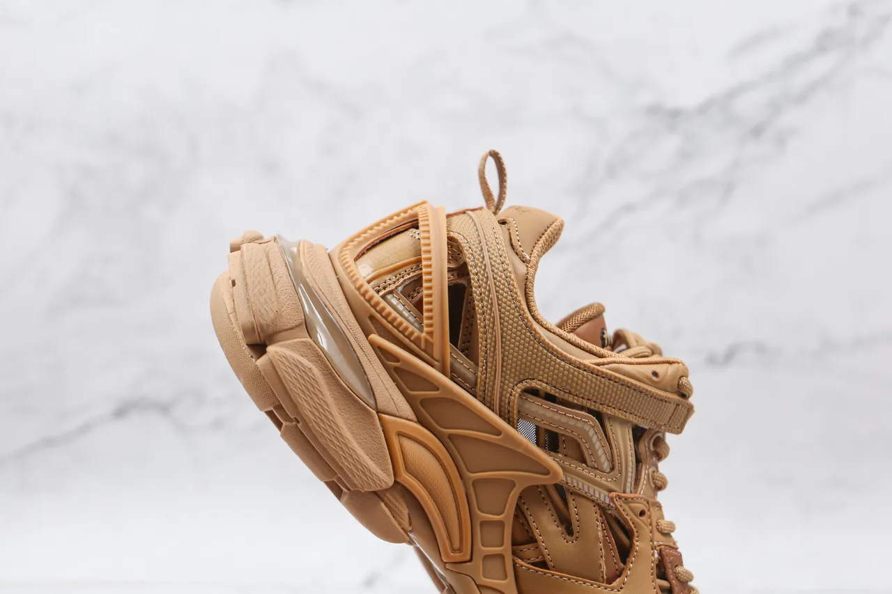 Balenciaga Track Trainer Monotone Tan 厚底运动鞋 6