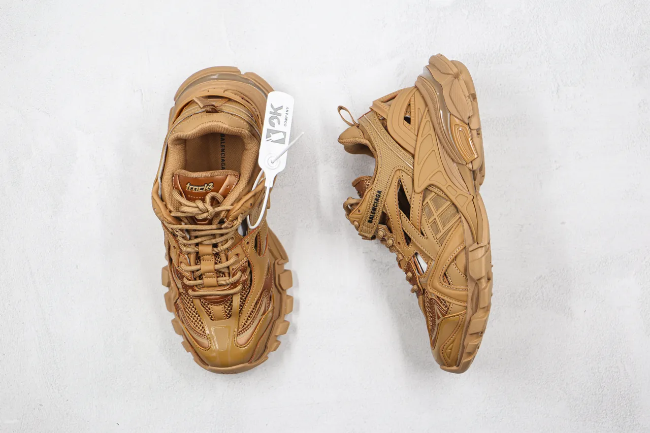 Balenciaga Track Trainer Monotone Tan 厚底运动鞋 9