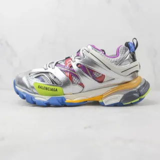 Balenciaga Track Trainer বহুরঙ ধাতুক মোটা স্নিকার
