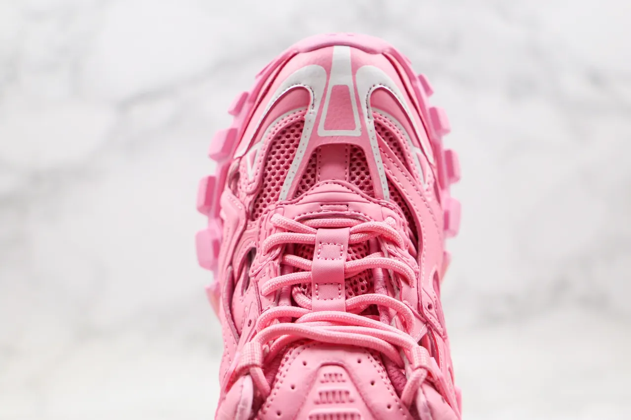 Balenciaga Track Trainer Pink Chunky Sneakers 4