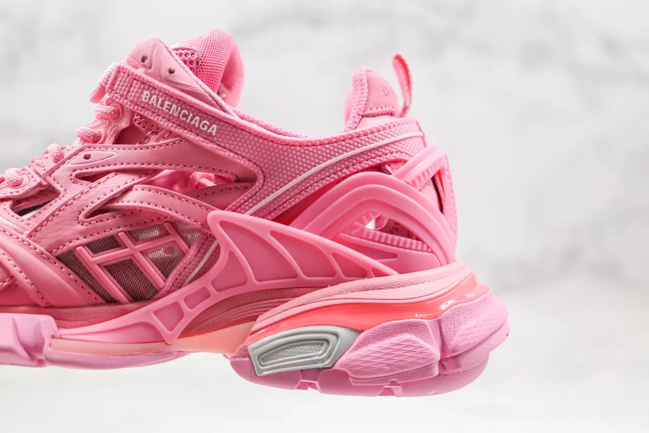 Balenciaga Track Trainer Pink Chunky Sneakers 5