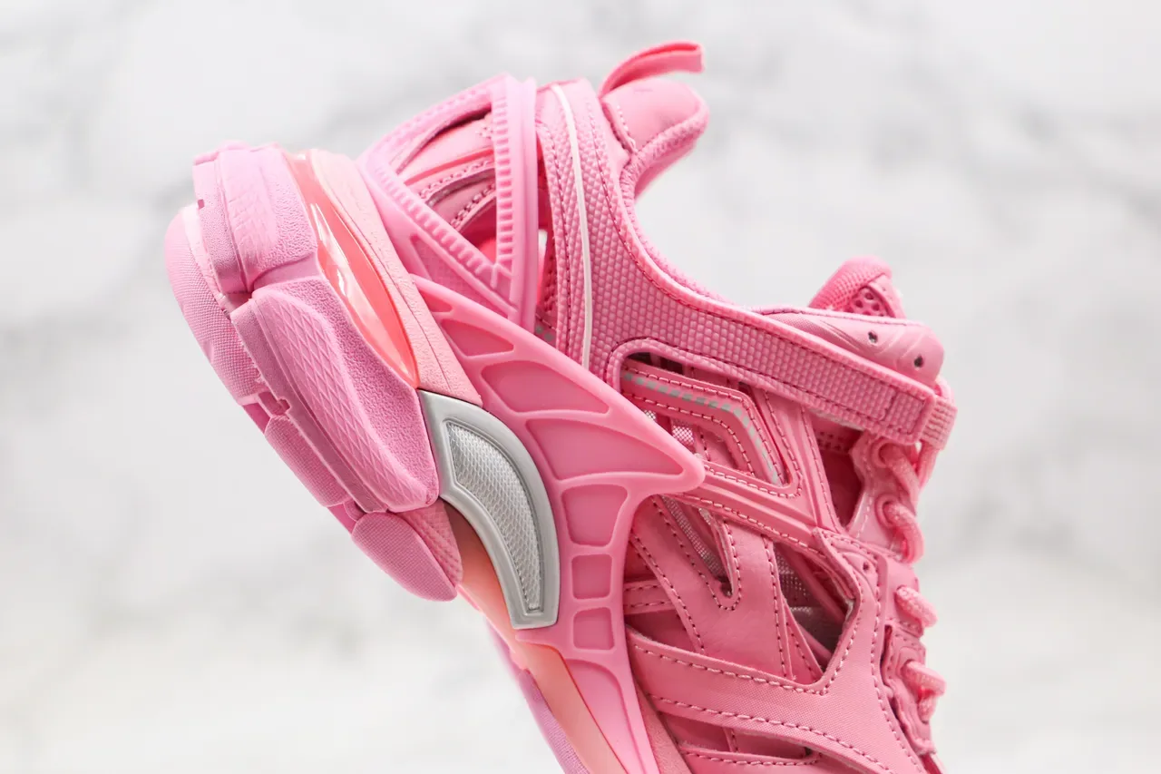 Balenciaga Track Trainer Pink Chunky Sneakers 9