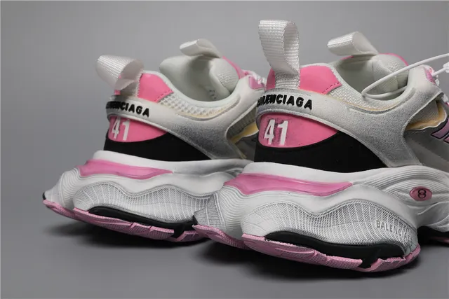 Balenciaga Track Trainer Pink White Chunky Sneakers 2