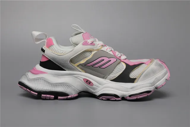 Balenciaga Track Trainer Pink White Chunky Sneakers 8