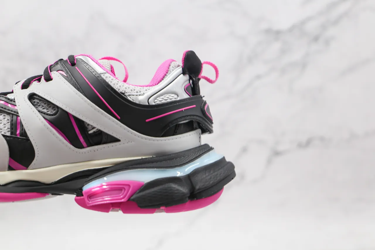Balenciaga Track Trainer 白色 粉色 黑色 厚底鞋 4