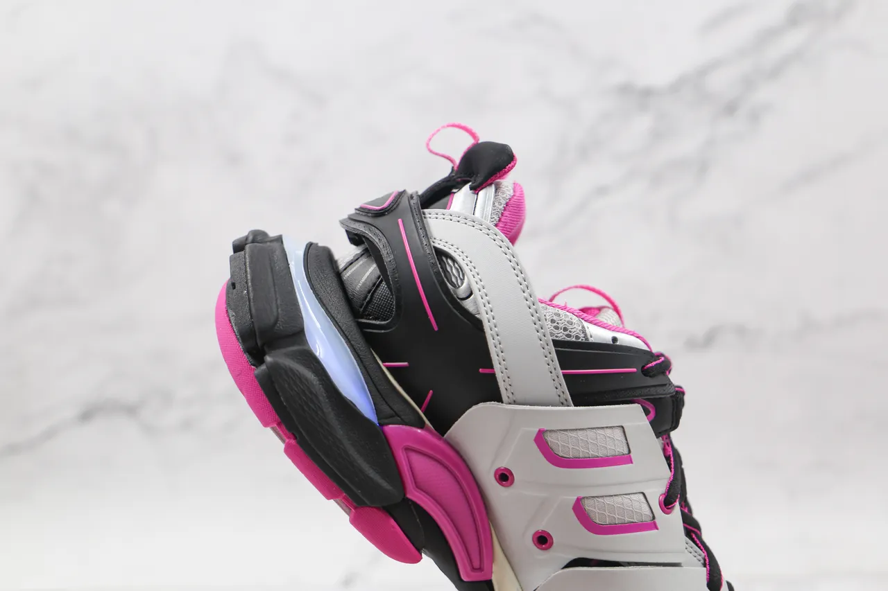Balenciaga Track Trainer 白色 粉色 黑色 厚底鞋 6