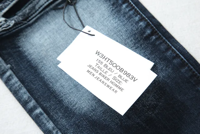 بلمن B-Moto جينز أزرق أسود بانيلنج distressed detailing 8