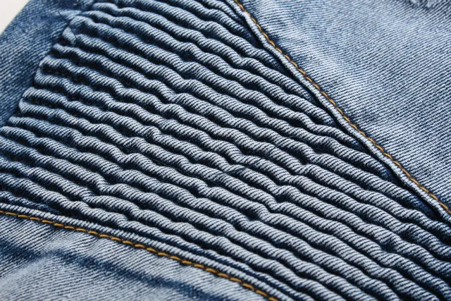 Balmain Pantalones Cortos de Mezclilla con Cremallera y Bolsillo Estilo Moto 7