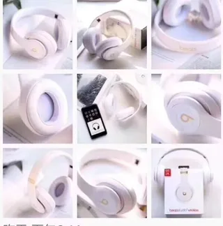 Beats beatsstudio³ wireless Black Gold Circumaural Matte Finish Over-ear Headphones 10