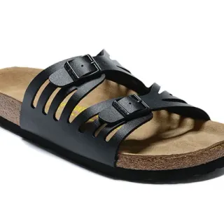 Birkenstock Arizona काला केजुअल सैंडल