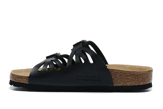 Birkenstock Arizona काला केजुअल सैंडल 4