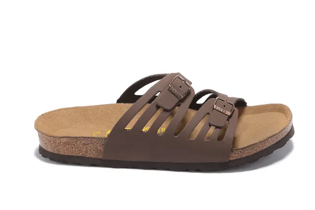Birkenstock Arizona sandalias casual marrón de dos tirantes 2