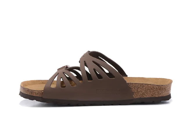 Birkenstock Arizona sandalias casual marrón de dos tirantes 4