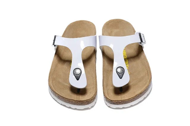 Birkenstock Arizona Glossy White Casual Sandals 3