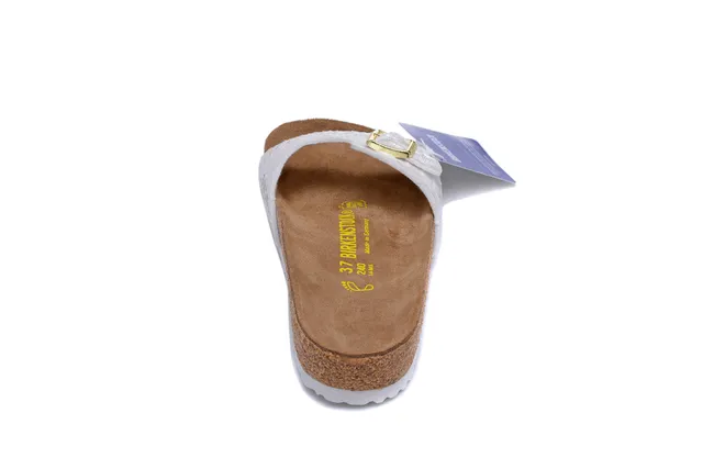 Birkenstock Arizona ইরিডেসেন্ট হোয়াইট কাজুয়াল স্যান্ডেল 5