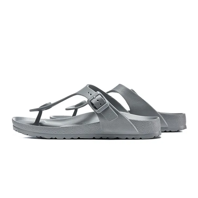 Birkenstock Arizona মেটালিক সিলভার গ্রে কাজুয়াল স্যান্ডেল 7