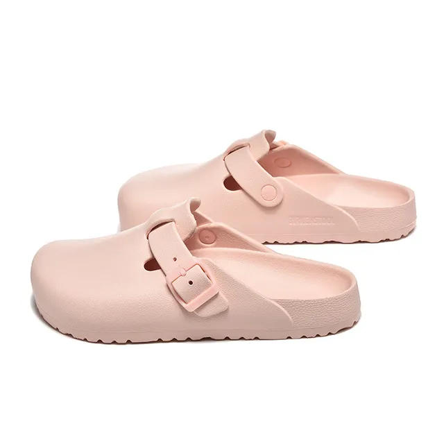 Birkenstock rosa Construção EVA moldada similar Tira única ajustável sabot 3