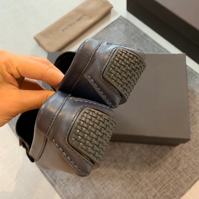 Bottega Veneta Andiamo Intrecciato Couro entrelaçado Mocassins 2