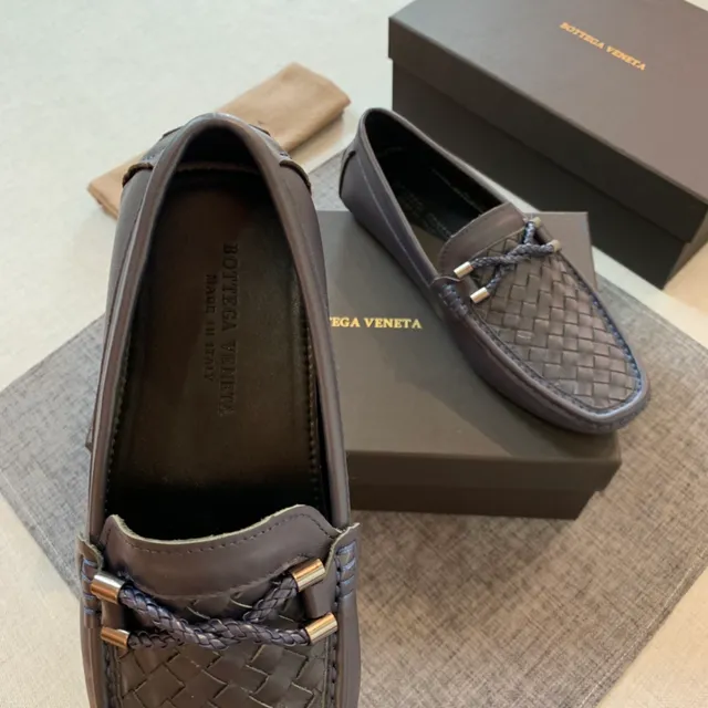 Bottega Veneta Andiamo Intrecciato Couro entrelaçado Mocassins 3
