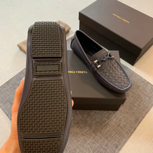 Bottega Veneta Andiamo Intrecciato Couro entrelaçado Mocassins 4