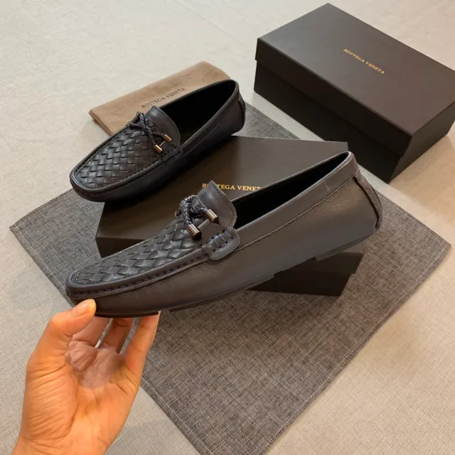 Bottega Veneta Andiamo Intrecciato Couro entrelaçado Mocassins 5
