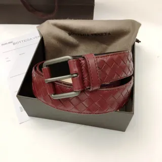 Bottega Veneta Intrecciato Woven Leather Belt