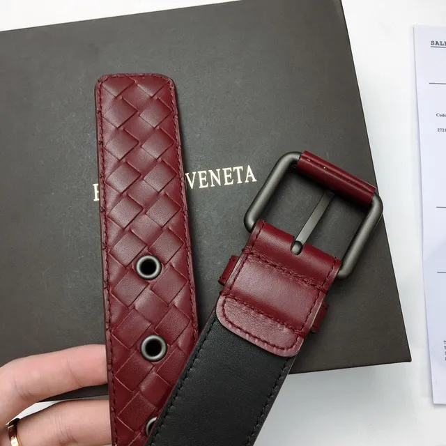Bottega Veneta Intrecciato Woven Leather Belt 7