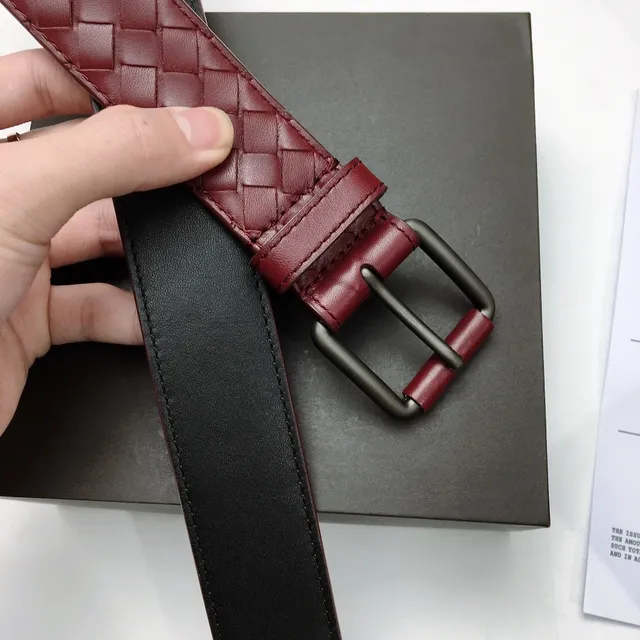 Bottega Veneta Intrecciato Woven Leather Belt 8