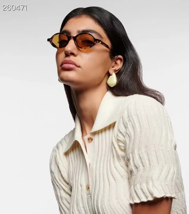 Bottega Veneta Panthos Solid Black Sunglasses 5