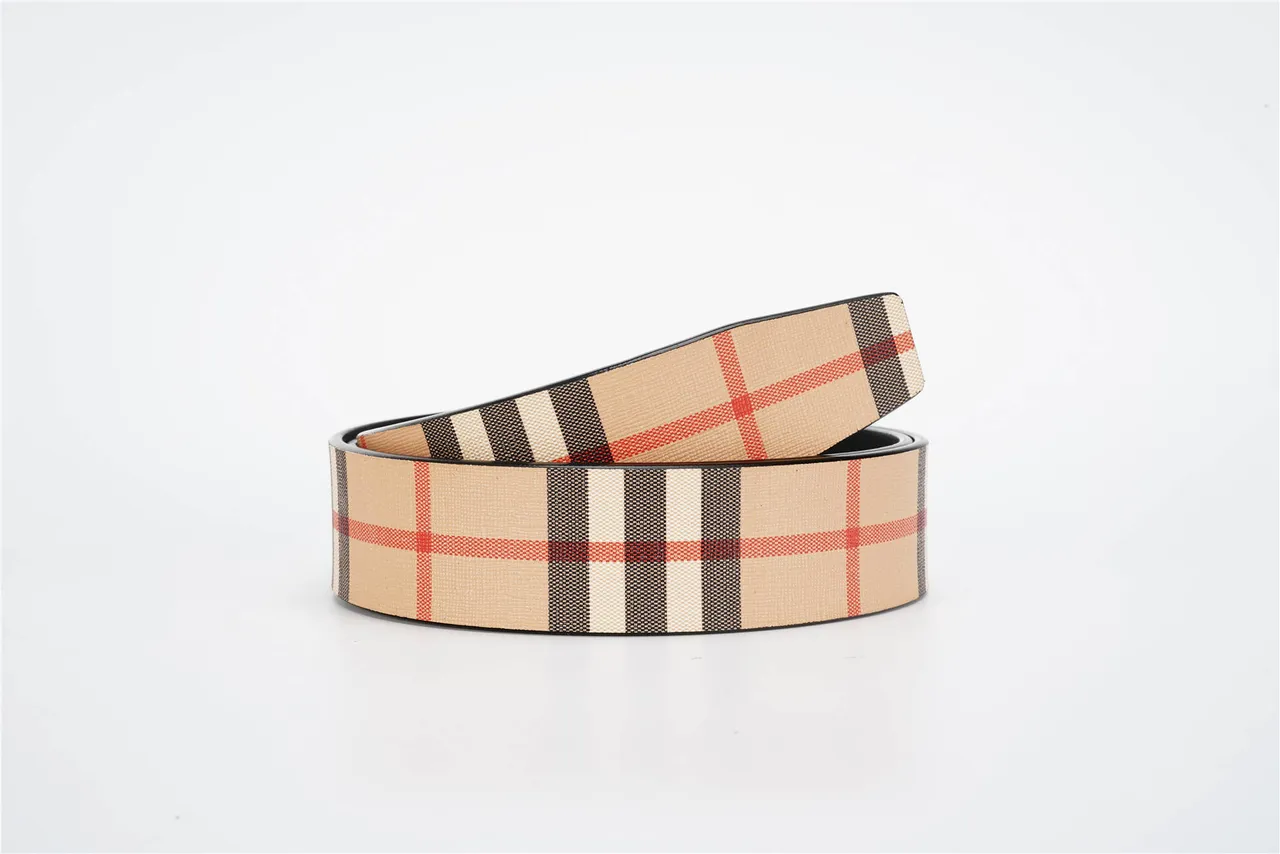 Burberry Ceinture en Toile réversible à carreaux 3