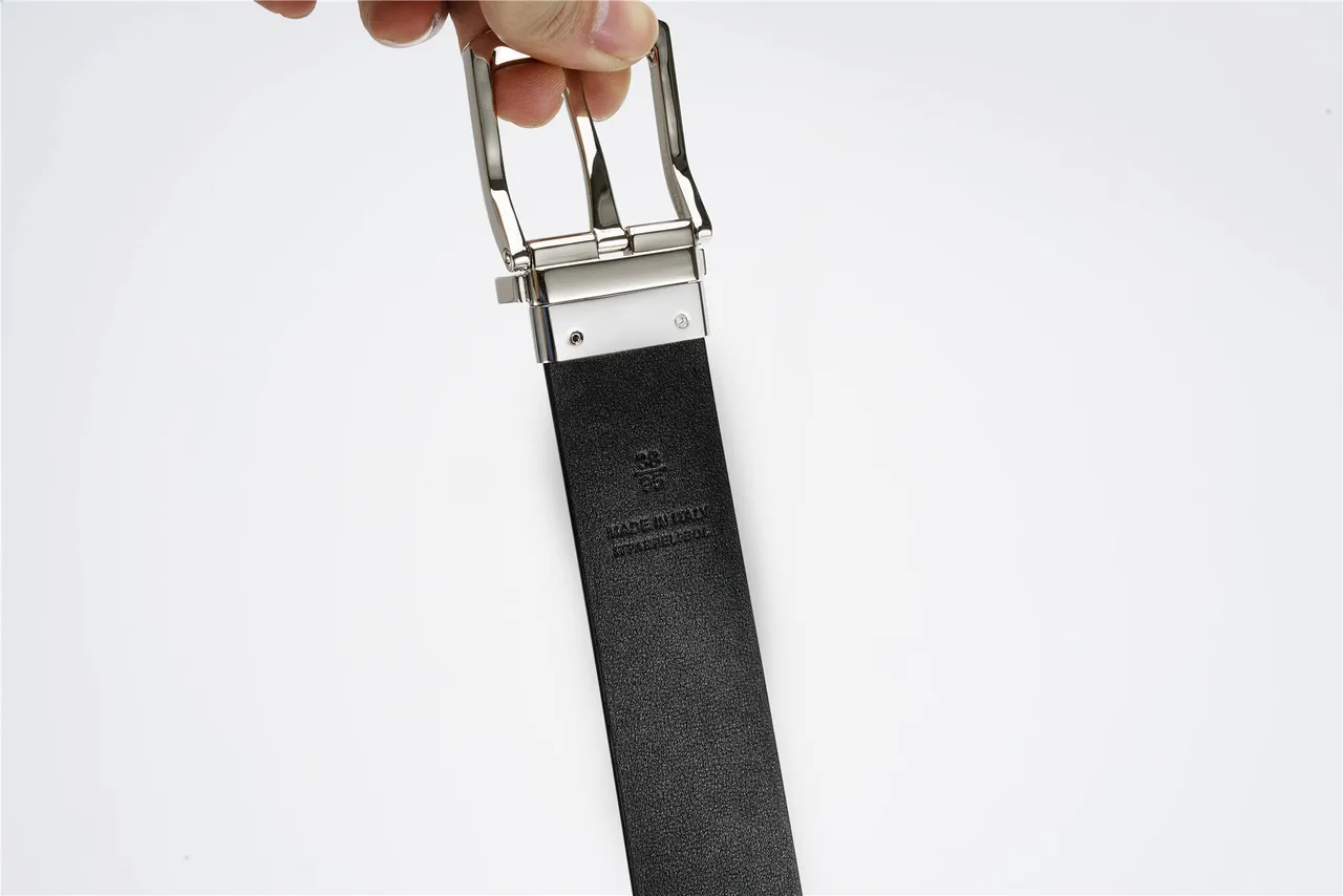 Burberry Ceinture en Toile réversible à carreaux 7
