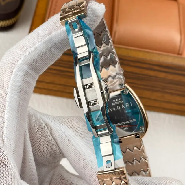 Bvlgari Serpenti Teardrop Diamond Bezel Rose Gold Mechanical Watch 5