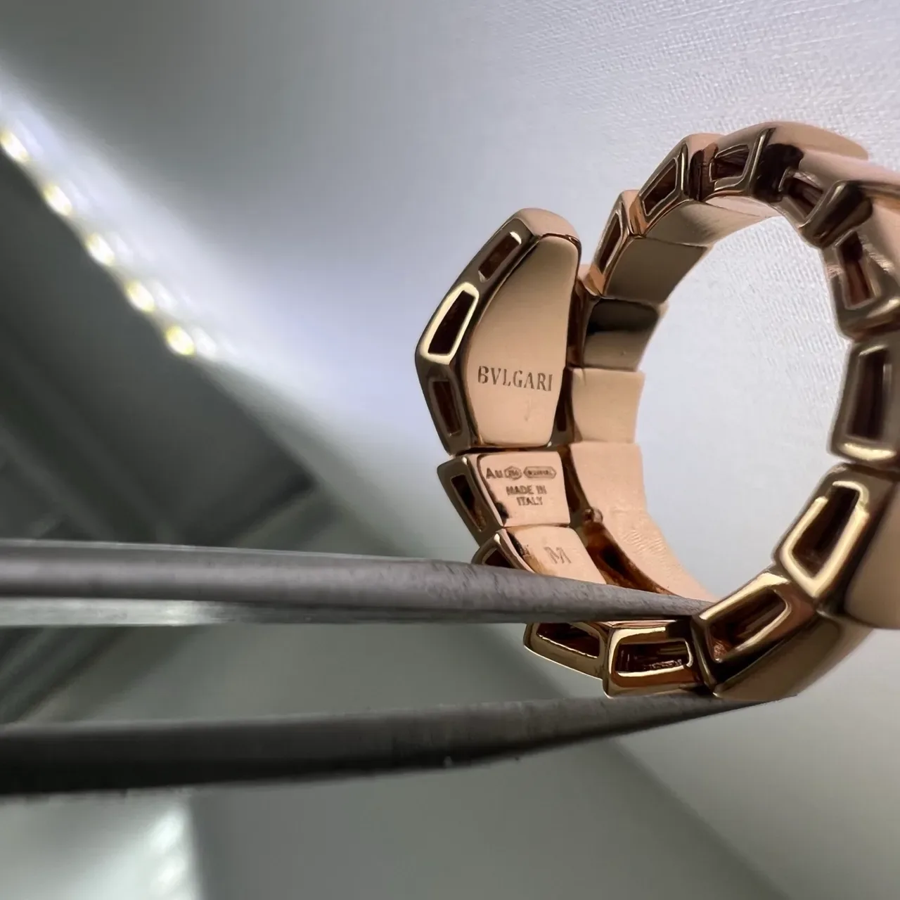 Bvlgari Serpenti Viper Pavé Diamond Hinged Hoop Rings 2