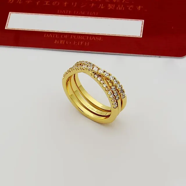 Cartier Juste un Clou Multi-Band Pavé 镶嵌钻石戒指 2
