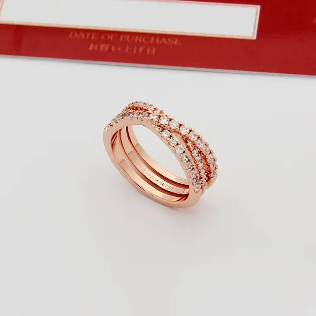 Cartier Juste un Clou Multi-Band Pavé 镶嵌钻石戒指 4