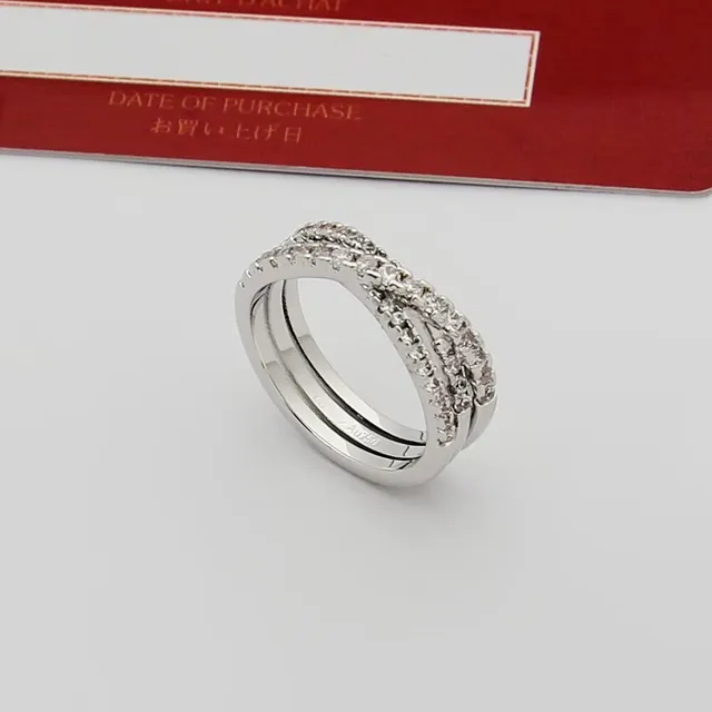 Cartier Juste un Clou Multi-Band Pavé 镶嵌钻石戒指 5