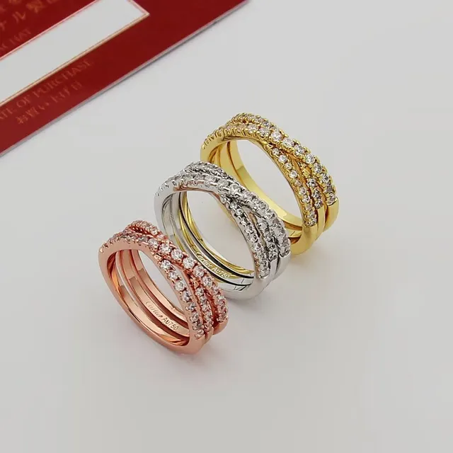 Cartier Juste un Clou Multi-Band Pavé 镶嵌钻石戒指 7