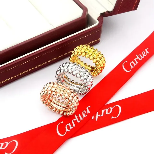 خاتم Cartier Juste un Clou ذهب وردي هرم مسامير 8