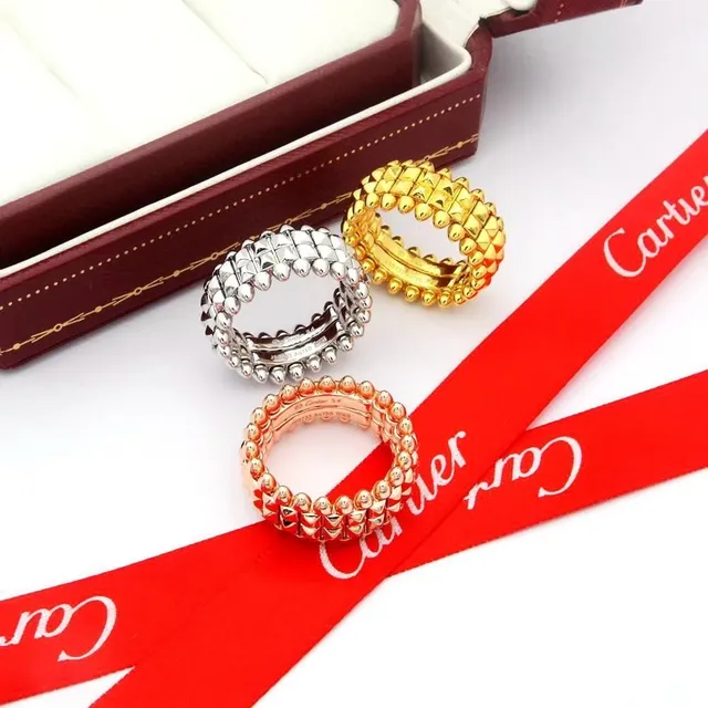 خاتم Cartier Juste un Clou ذهب وردي هرم مسامير 9